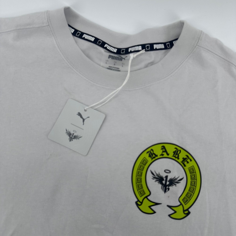 Puma Melo Chino Hills Tee Mens Large Grey LaMelo Ball Rare Graphic 625131‎ 01